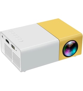 YG300 Plus Mini Projeksiyon Cihazı, 1280x720P Çözünürlük, 80 Ansı Lümen