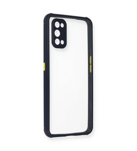 Realme 7 Pro Kılıf Miami Şeffaf Silikon - Lacivert