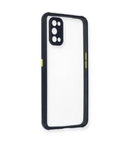 Realme 7 Pro Kılıf Miami Şeffaf Silikon - Lacivert