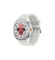 Watch Ultra Akıllı Saat 1.43 inç Kordon Hediyeli (Beyaz)