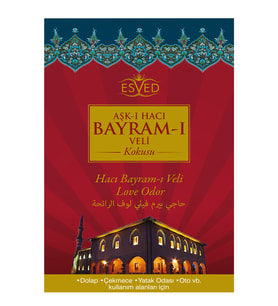 Aşkı Hacı Bayramı Veli Dolap ve Çekmece Kokusu (Siyah)