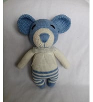 Sevimli Ayıcık Uyku Arkadaşı Amigurumi Organik Oyuncak