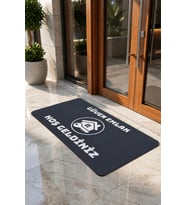 Valerine Life Kapı Önü Paspası 50x90cm Dijital Baskı Kaymaz Kişiye Firmaya Özel Emlak Gayrimenkul