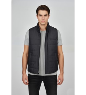 Erkek Spor Hakim Yaka Yelek Regular Kalıp 959-309 BGL-ST04875 (Antrasit)