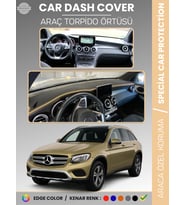 MERCEDES GLC (2015-2020) Torpido Örtüsü Panel Koruma Torpido Koruma Tam Uyum Çatlamayı Önler Kaymaz