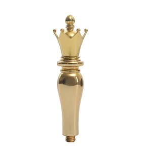 Mum Mühür Damga Kolu Premium Metal Kraliyet Tacı Gold