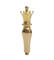 Mum Mühür Damga Kolu Premium Metal Kraliyet Tacı Gold