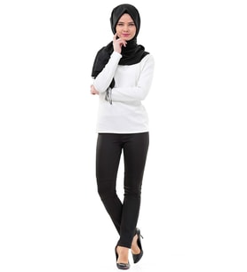SORALLİNE 1684 SİYAH BAYAN SPOR MODEL PANTOLON