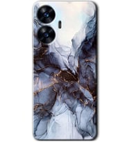 Realme C55 Kılıf HD Desen Baskılı Kılıf - Otantik Mermer