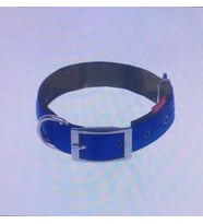 Köpek Boyun Tasması Dokuma Soft  - 65cm (Mavi)