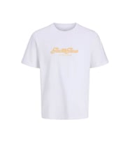 Jack & Jones Jorcatskılls Square Brandıng Tee Ss Cn Beyaz Erkek T-Shirt 12290856