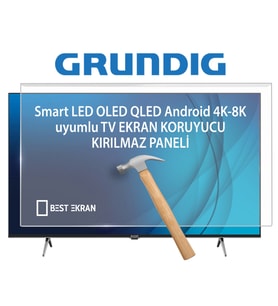 Grundig 32 GJH 6000B Ekran Koruyucu - Grundig 32" inç 82 Ekran Koruyucu 32GJH6000B
