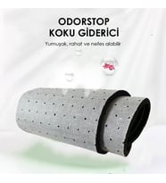 LX03 - Odorstop Iç Tabanlık  Koku Önleyici, Günlük Kullanıma Uygun Yumuşak Ayakkabı Tabanı (Siyah)