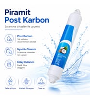 Piramit Post Karbon Eko Su Arıtma Filtresi 408694804