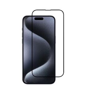 iPhone 16 Uyumlu Ön Koruma Seramik Nano Ekran Koruyucu (Siyah)