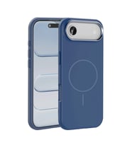 Apple iPhone 17 Air Kılıf M-Safe Şarj Özellikli Metal Kamera Çerçeveli Zore Edi Silikon Kapak