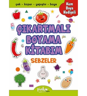 Çıkartmalı Boyama Sebzeler
