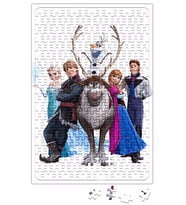 Disney Frozen Elsa Kristoff Olaf Anna Puzzle 240 Parça Yapboz