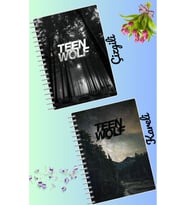 Teen wolf defter seti 2 adet A4 boyutu 21*30 çizgili + kareli 60 syf
