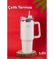 Perotti Colte V1 Paslanmaz Çelik Pembe Termos Bardak 1,2 Lt