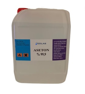 Edlab Saf Aseton % 99.9 10 Lt SERTİFİKALI