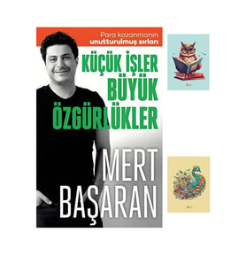 Küçük İşler Büyük Özgürlükler - Mert Başaran - 9786258471175 - Butik - Not Defterli Seti