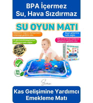 Dayanıklı Sızdırmaz Su Oyun Matı Bebek Aktivite Oyuncağı BPA İçermez Emekleme Zamanı Duyusal Gelişim