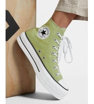 Converse Chuck Taylor All Star Lift Platform Günlük Spor Ayakkabı Yeşil