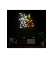 Do What You Like Yazılı ve Şekilli Neon Tabela