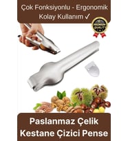 Çok Fonksiyonlu Ergonomik Kaymaz Paslanmaz Çelik Kabuk Kırma Açma Aleti Metal Kestane Çizici Pense