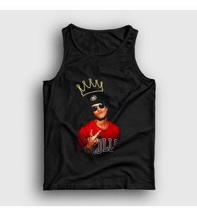 Presmono Unisex Siyah King Müzik Bruno Mars Atlet 475623tt