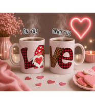 LOVE Temalı Kupa Bardak
