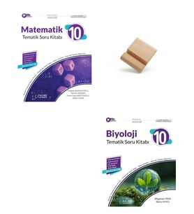 Palme 10. Sınıf 2027 Maarif Matematik ve Biyoloji Tematik Soru Bankası + Telefon Standı