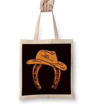 Horseshoe Cowboy Hat Horse Riding Equestrian Sport Saddle Bez Çanta Uzun Saplı