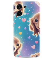 Oppo A6 Pro Kılıf Boutique Baskılı Resimli Kalp ve Köpek Pcode -034