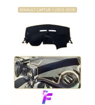 RENAULT CAPTUR 1 (2013-2019) Uyumlu Torpido Örtüsü Yansıma Önleyici Koruma Hızlı Montaj J43