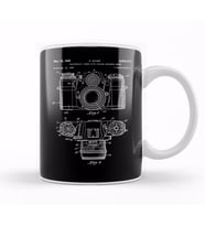 E Sauer Camera Patent Blueprints Contarex I Kupa Bardak Porselen