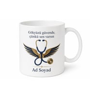 Havacılık Tıbbı Uçuş Hekimi Pilotların Doktoru Seramik Kupa Bardak Hediye