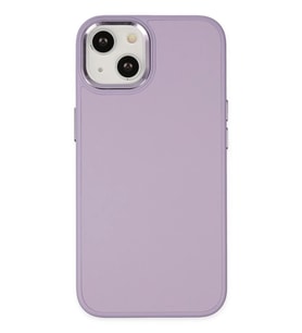 Mey İthalat® iPhone 14 Plus Kılıf Asya Deri Silikon - Lila