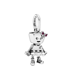 Nur Silver Robot Gümüş Charm NUR-BL00113