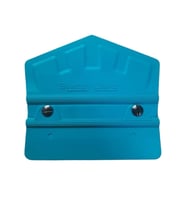 Switch Card Üçgen Ragle PPF/TPH Cam Filmi Çekme Uygulama Aparatı Teflonlu 90A Sertlik 10x9cm Turkuaz Mavi