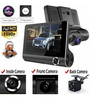Vothoon Full Hd 4"ekran 1080p 3 Kameralı Araç Içi Güvenlik Kamera 3kamera