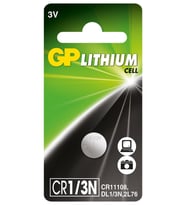 GP GPCR1-3N 3V CR11108-2L76-DL1-3N Lityum Cell Hafıza Düğme Pil Tekli Paket