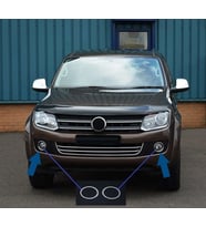 Drs Tuning Amarok Uyumlu 2010 Sonrası Sis Lambası Kaplama Krom Parça