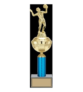 ODAK KUPA - Figürlü Kupalar - Voleybol Kadın Figürlü Kupalar FG-051 B - 40 cm