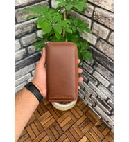 Guard Mat Taba Hakiki Deri Tam Fermuarlı Portföy Cüzdan // GRD260226WT921 (Renksiz)