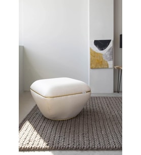 Lulu Puf, Stella Beige Gold (Krem)