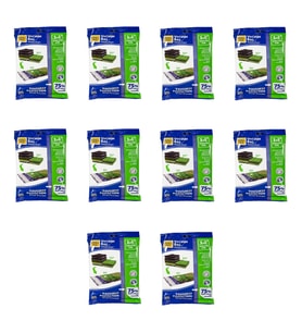 Magic Saver Bag Vakumlu Giyisi Yastık Yorgan Saklama Torbası Poşeti Hurç -Mega -100x130 Cm. -10 Adet