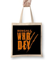 Who Dey Tigers Bengals Bez Çanta Uzun Saplı