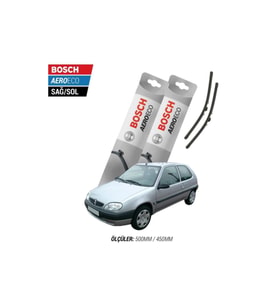 Citroen Saxo 2001 Model Bosch Aeroeco Muz Silecek Takımı